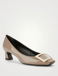 Belle Vivier Trompette 45 Patent Leather Pumps