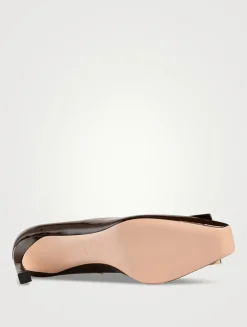 Belle Vivier Trompette Patent Leather Pumps
