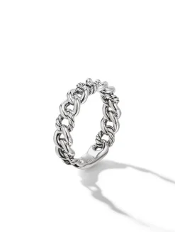 Belmont® Curb Link Band Ring In Sterling Silver, 5mm