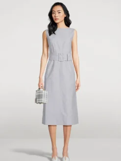 Belted Sheath Dress