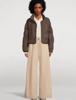 Belted Wide-Leg Trousers