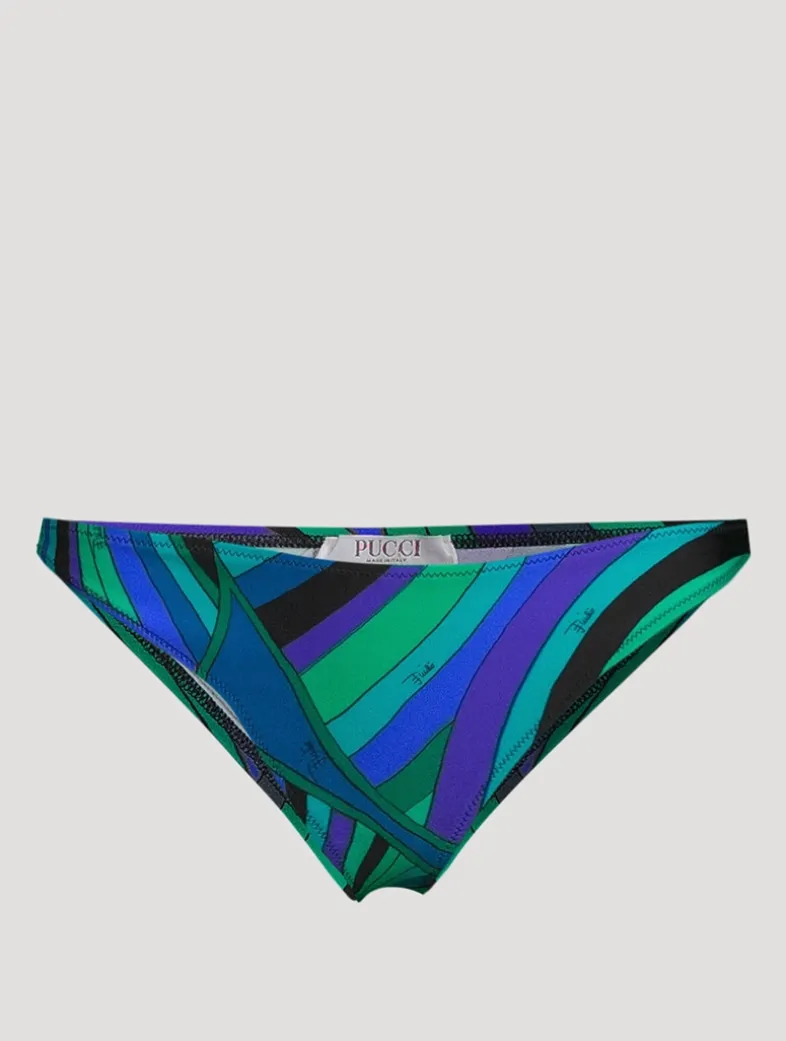 Bikini Bottom In Iride Print