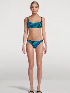 Bikini Top In Iride Print