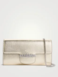 Bing Metallic Leather Wallet-On-Chain