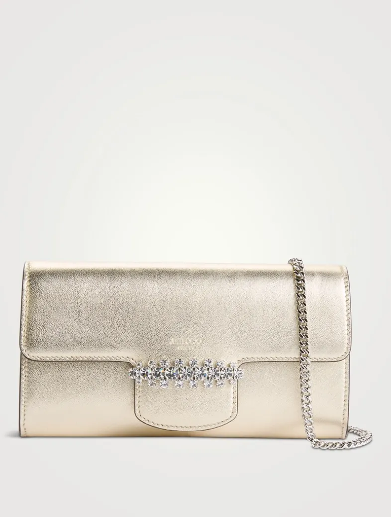 Bing Metallic Leather Wallet-On-Chain