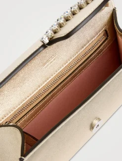 Bing Metallic Leather Wallet-On-Chain