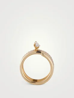 Blast Rose Gold Ring With Diamonds