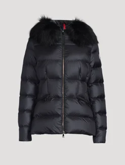 Boed Shearling-Trimmed Down Jacket