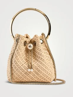 Bon Bon Raffia Clutch