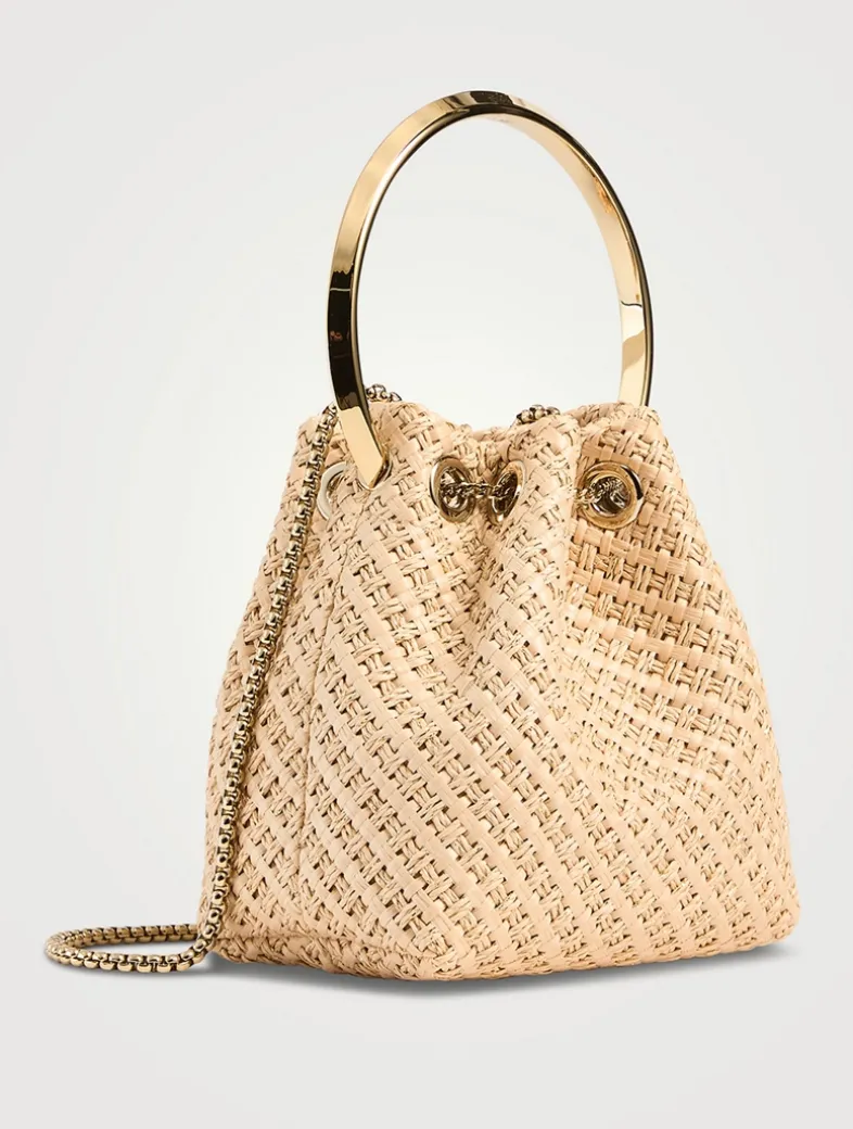 Bon Bon Raffia Clutch