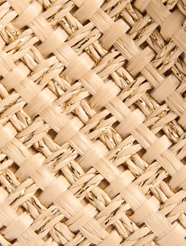 Bon Bon Raffia Clutch