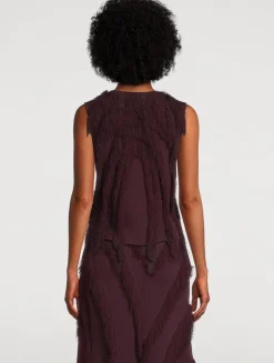 Bonnie Fringe Knit T-Shirt