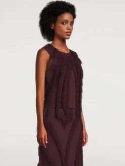 Bonnie Fringe Knit T-Shirt