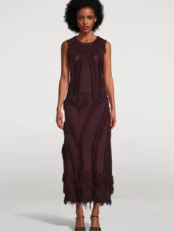 Bonnie Fringe Knit T-Shirt