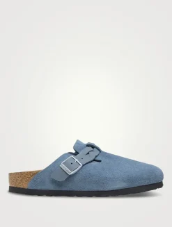 Boston Braided Suede Clogs