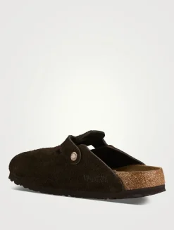 Boston Suede Clogs