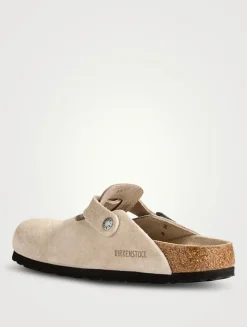Boston Suede Clogs