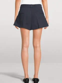 Box-Pleat Shorts