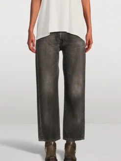 Boyfriend Wide-Leg Jeans