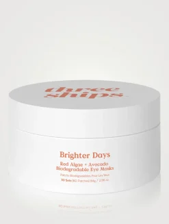 Brighter Days Red Algae + Avocado Biodegradable Eye Masks