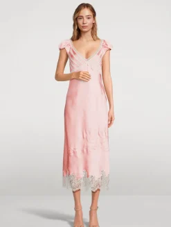 Brinkley Satin Midi Dress