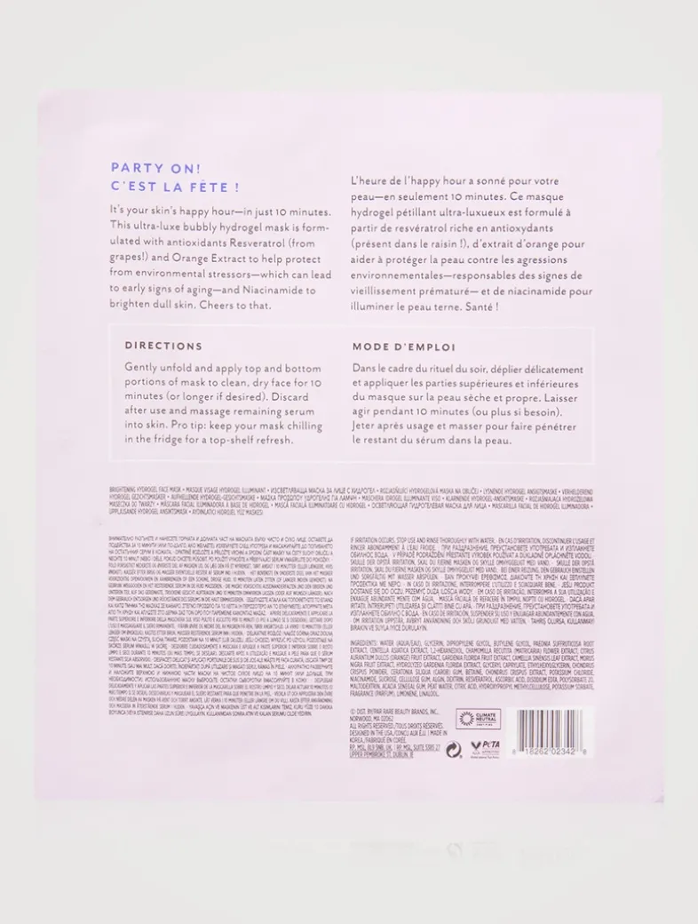 Bubbly Hydrogel Mask