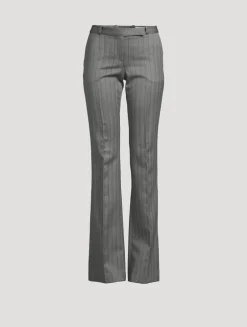 Bumster Herringbone Wool Trousers
