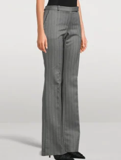 Bumster Herringbone Wool Trousers