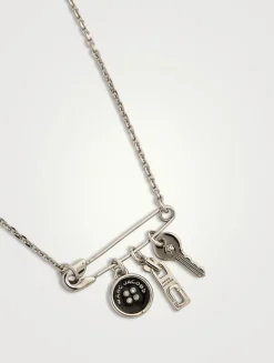 Button Charm Necklace