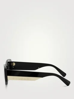 Bvlgari Roma Rectangular Sunglasses