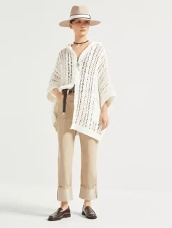 Cable & Mesh Cardigan