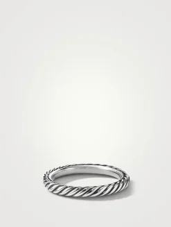 Cable Collectibles® Stack Ring In Sterling Silver