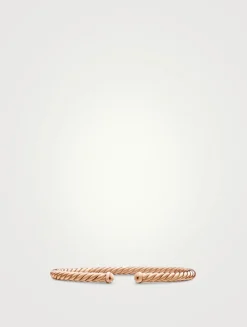 Cable Flex Bracelet In 18k Rose Gold, 4mm