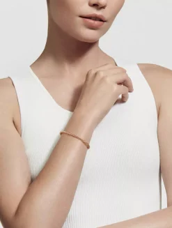 Cable Flex Bracelet In 18k Rose Gold, 4mm