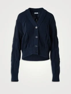 Cable-Knit Cardigan