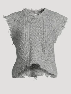 Cable-Knit Sweater Vest