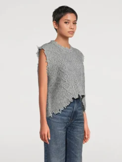 Cable-Knit Sweater Vest