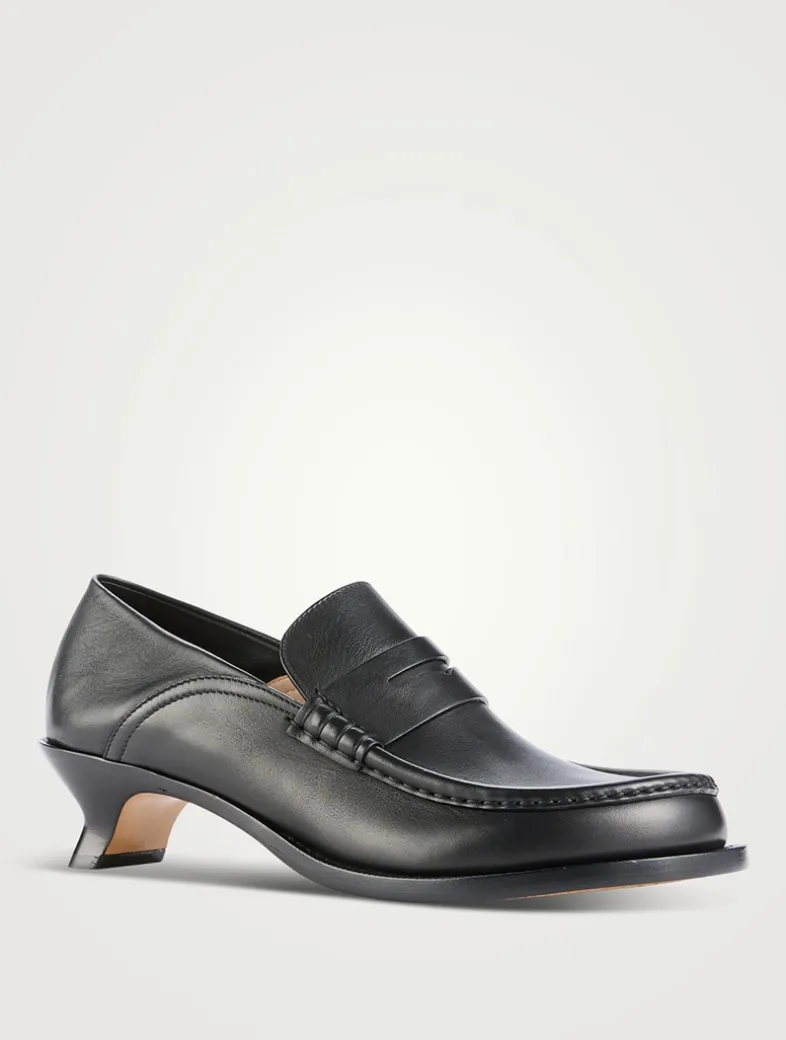 Campo Leather Penny Loafers