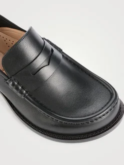 Campo Leather Penny Loafers