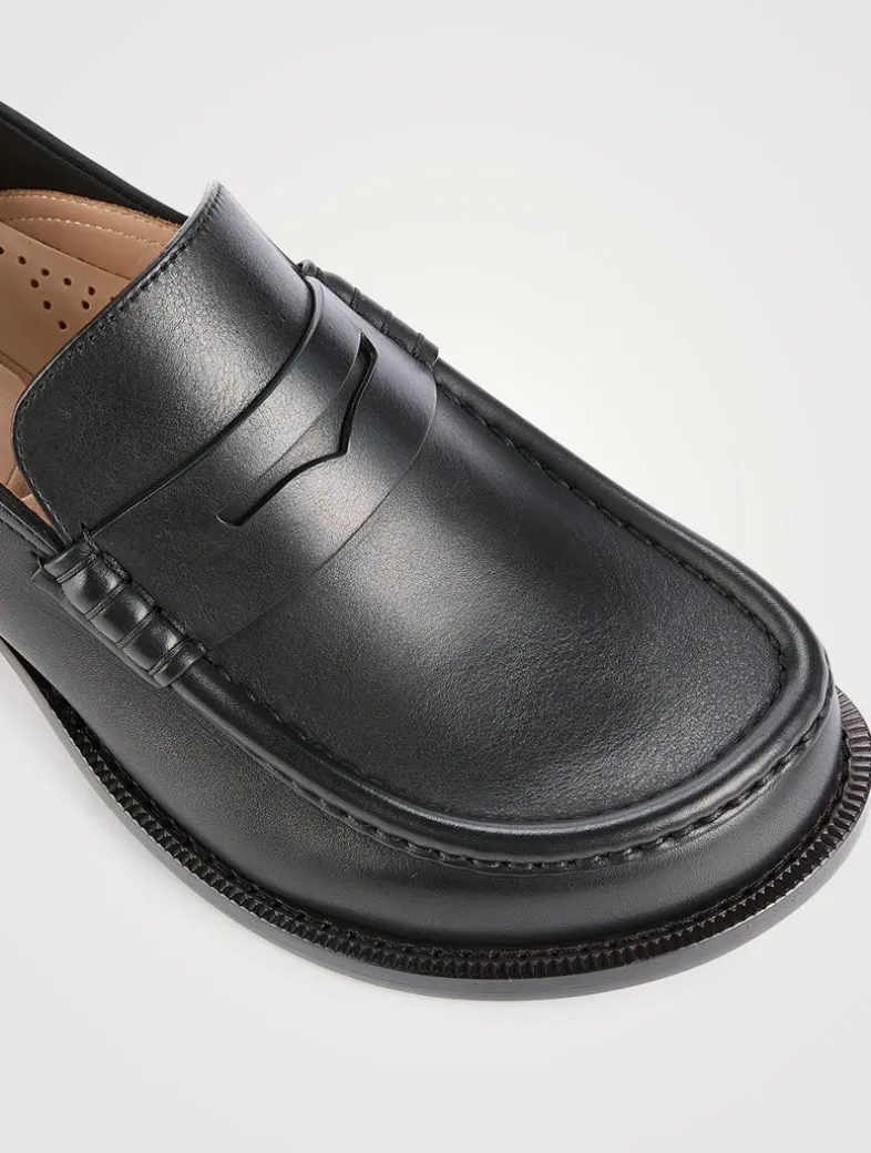 Campo Leather Penny Loafers