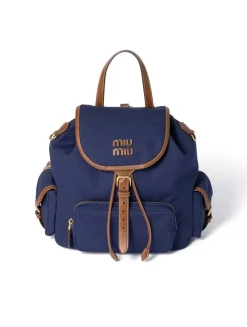 Canvas And Leather Backpack