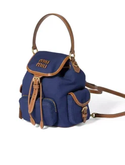 Canvas And Leather Backpack