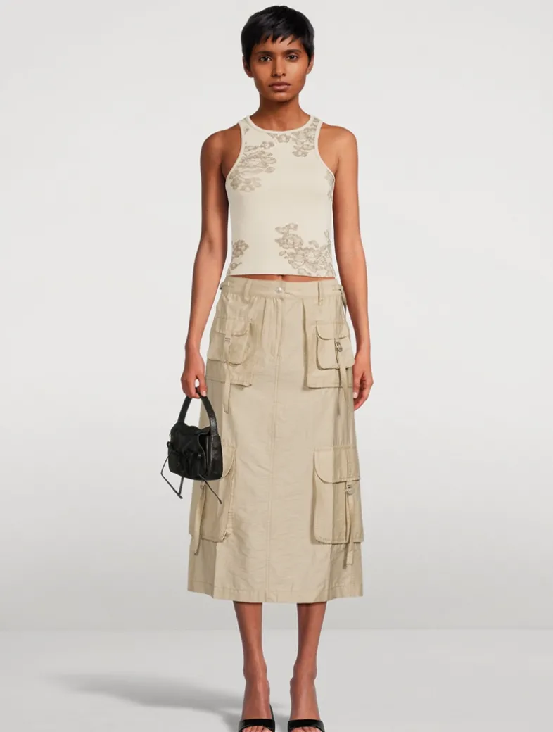 Cargo Midi Skirt