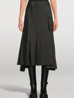 Cargo Midi Skirt