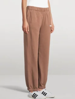 Carob Cuffed Sport Sweatpants