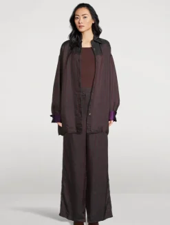 Cartan Oversized Shirt In Stripe Print