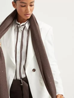 Cashmere And Silk Scarf