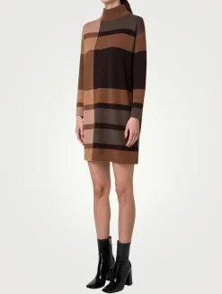 Cashmere And Wool Long-Sleeve Dress