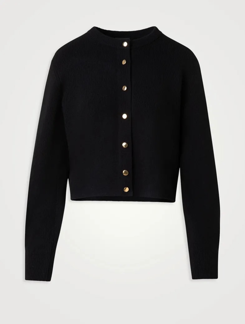 Cashmere Ribbed Cardigan