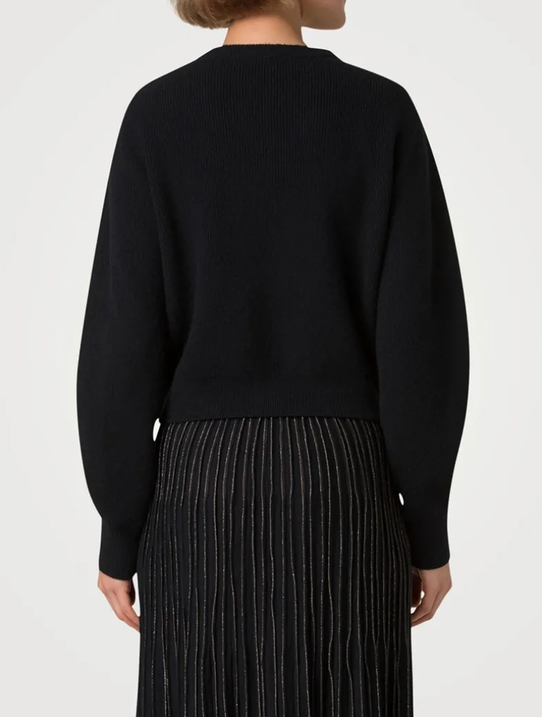 Cashmere Ribbed Cardigan